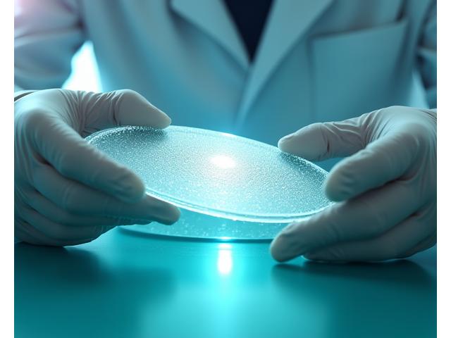 Scientists in a lab examining sustainable materials